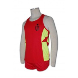 W120 訂製田徑服  在線訂購跑步運動裝  設計田徑服款式  運動服供應商     紅色 W120 訂製田徑服  在線訂購跑步運動裝  設計田徑服款式  運動服供應商     紅色